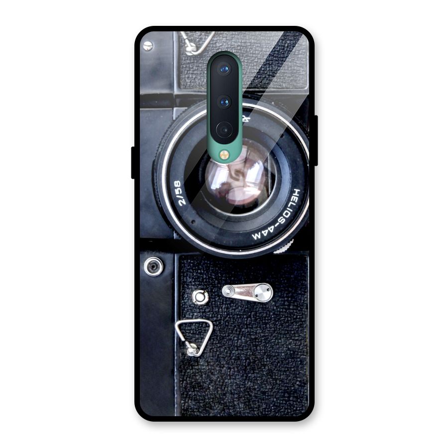 Classic Camera Glass Back Case for OnePlus 8