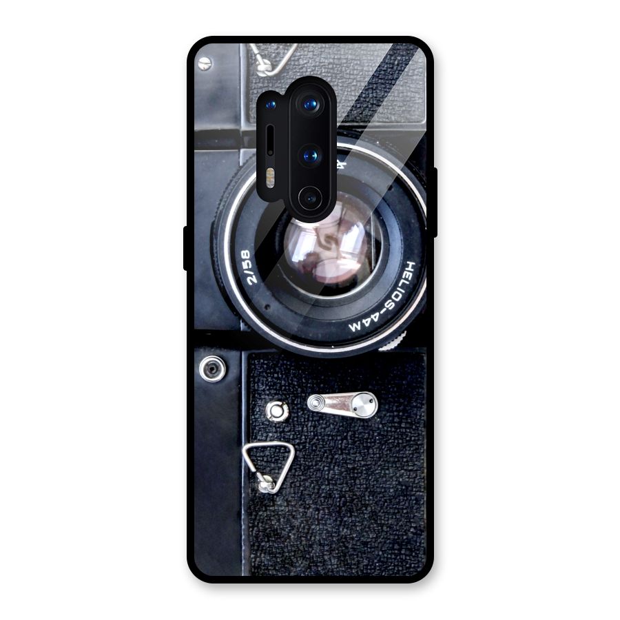 Classic Camera Glass Back Case for OnePlus 8 Pro