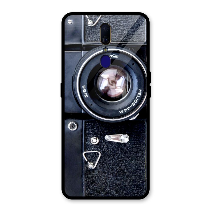 Classic Camera Glass Back Case for Oppo F11