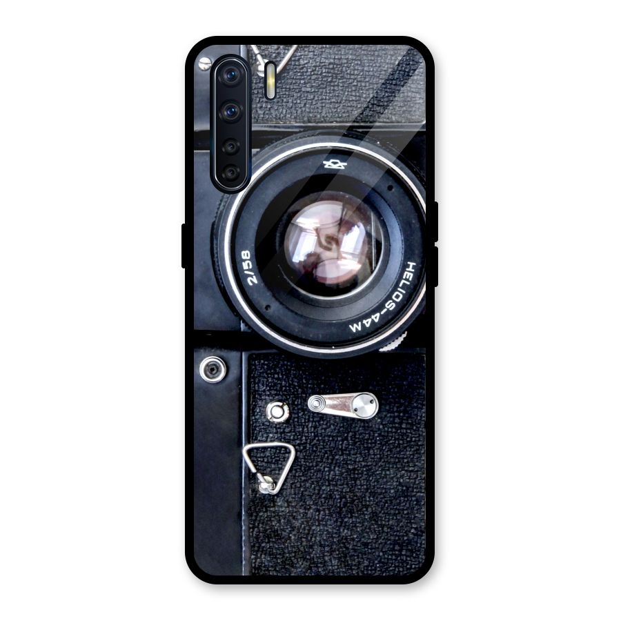 Classic Camera Glass Back Case for Oppo F15