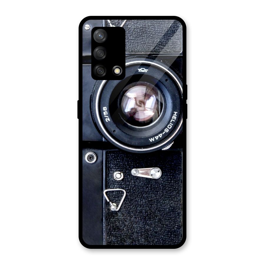 Classic Camera Glass Back Case for Oppo F19