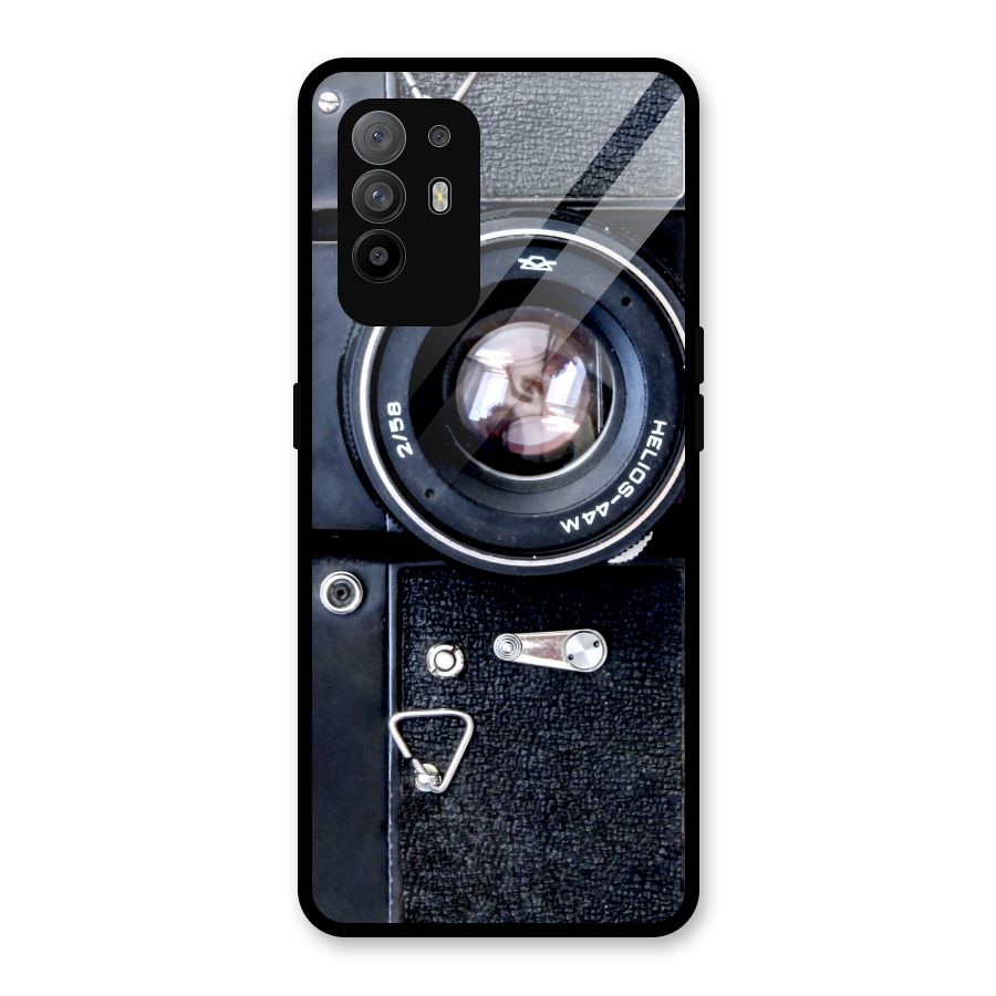 Classic Camera Glass Back Case for Oppo F19 Pro Plus 5G
