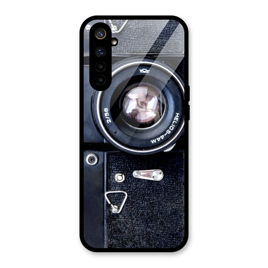 Classic Camera Glass Back Case for Realme 6