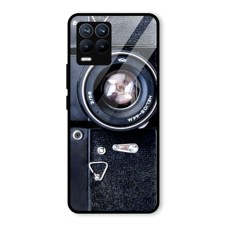 Classic Camera Glass Back Case for Realme 8