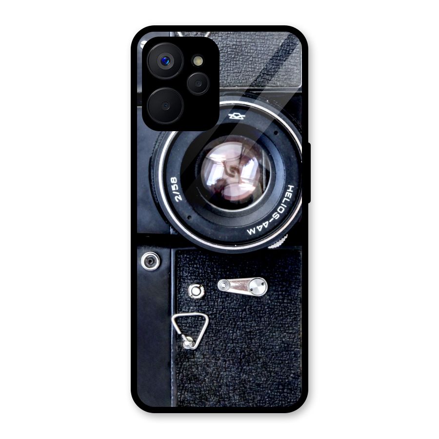 Classic Camera Glass Back Case for Realme 9i 5G
