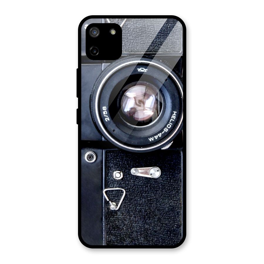 Classic Camera Glass Back Case for Realme C11