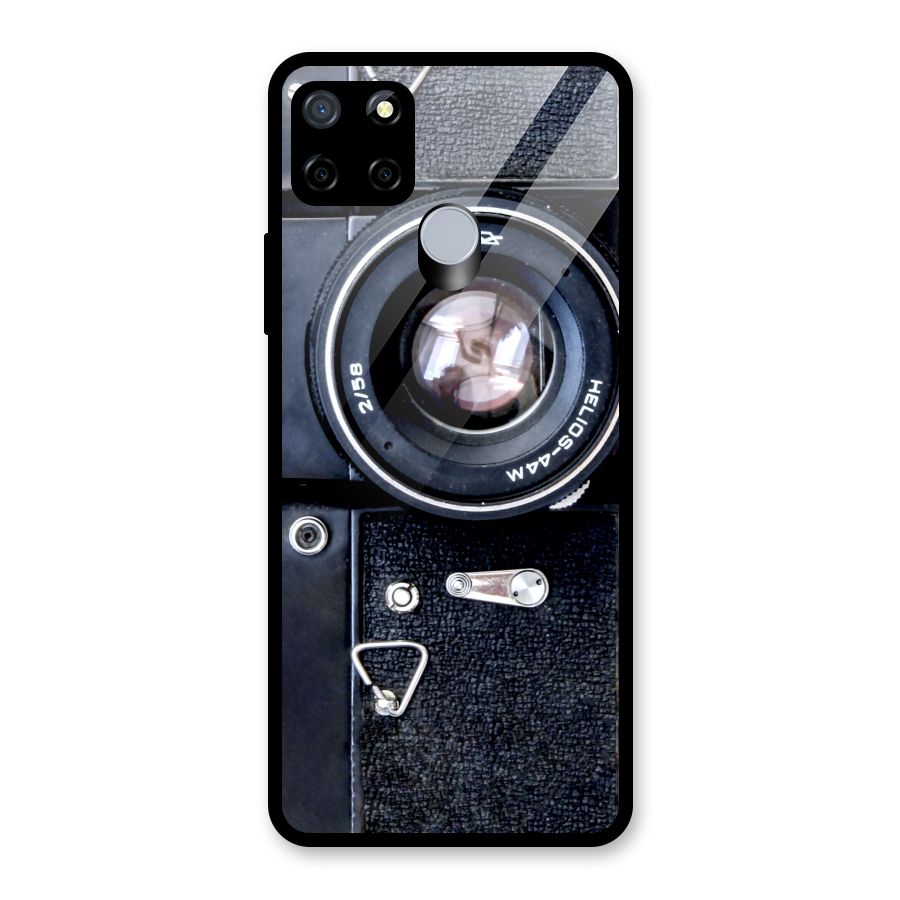 Classic Camera Glass Back Case for Realme C12