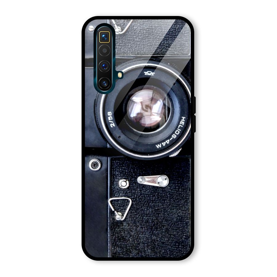 Classic Camera Glass Back Case for Realme X3