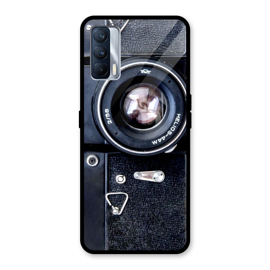 Classic Camera Glass Back Case for Realme X7