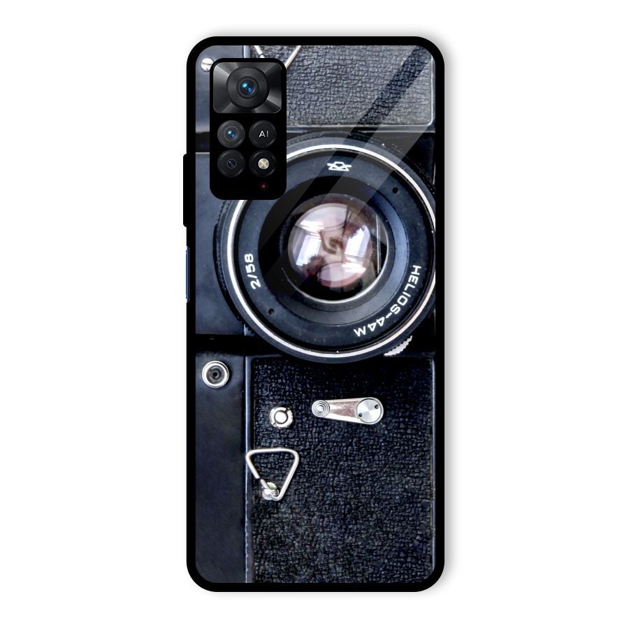 Classic Camera Glass Back Case for Redmi Note 11 Pro