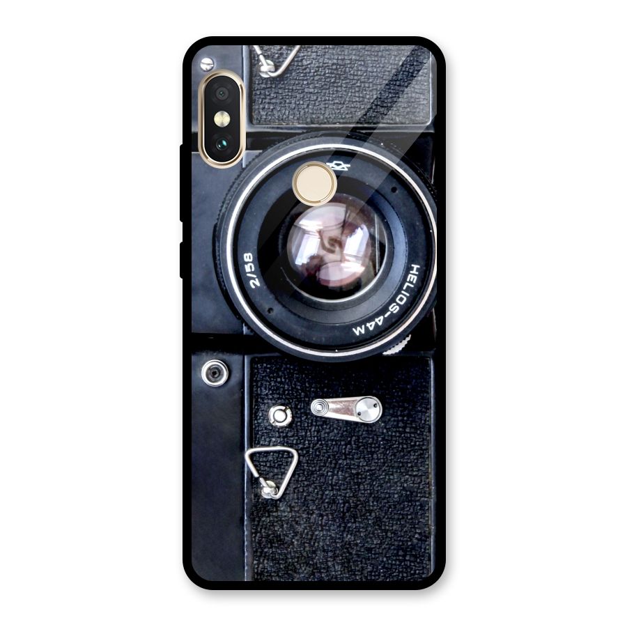 Classic Camera Glass Back Case for Redmi Note 5 Pro