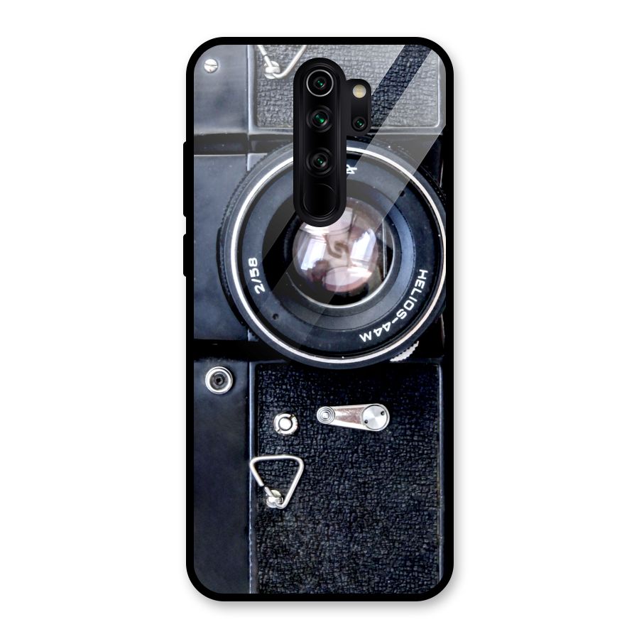 Classic Camera Glass Back Case for Redmi Note 8 Pro