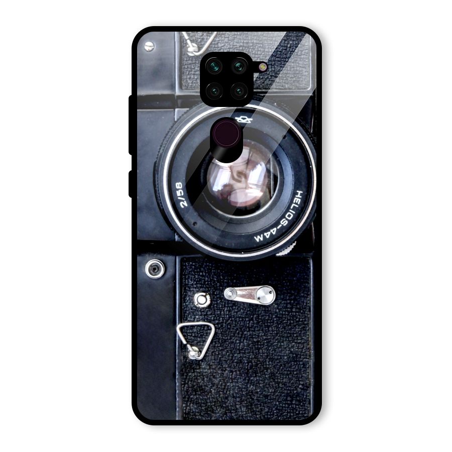 Classic Camera Glass Back Case for Redmi Note 9