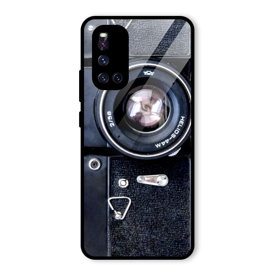 Classic Camera Glass Back Case for Vivo V19