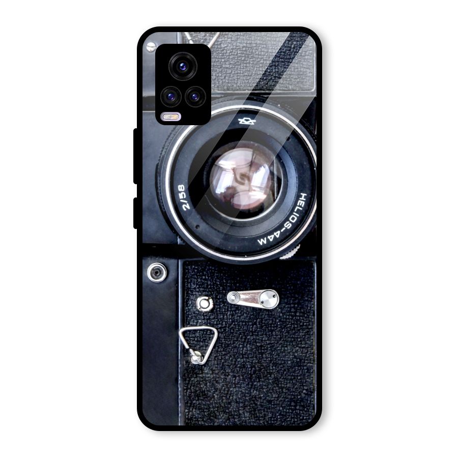 Classic Camera Glass Back Case for Vivo V20