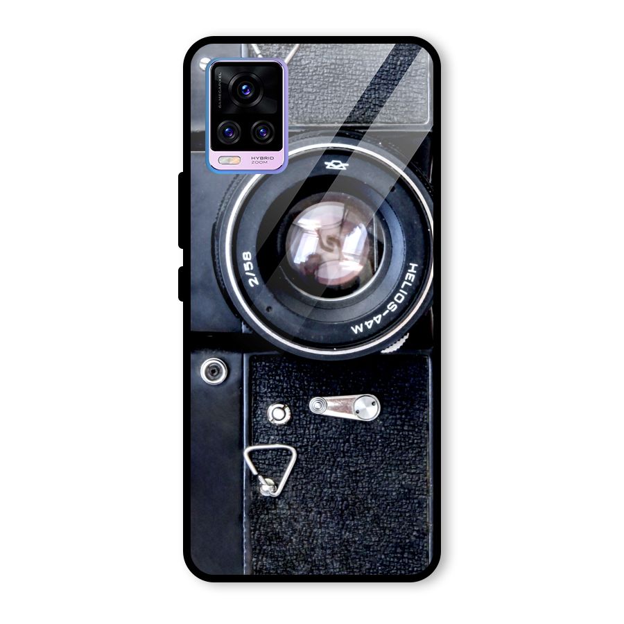 Classic Camera Glass Back Case for Vivo V20 Pro