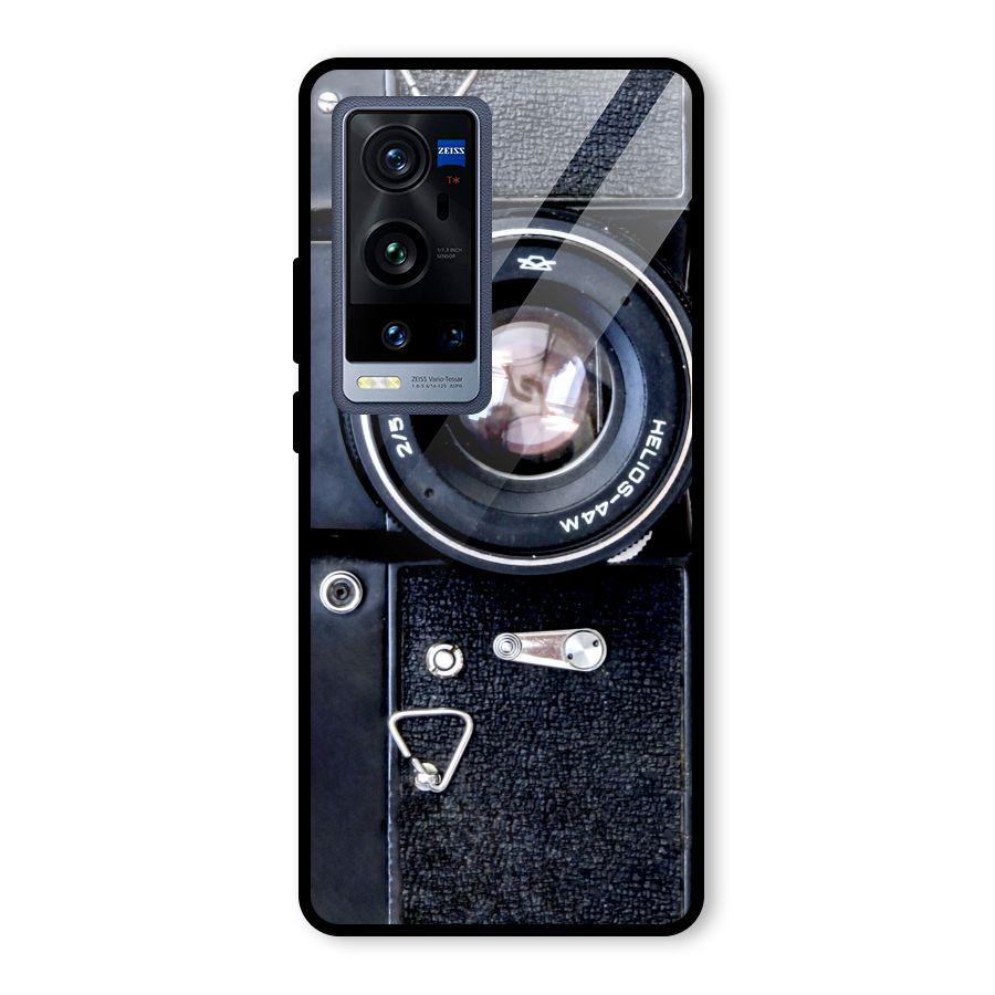 Classic Camera Glass Back Case for Vivo X60 Pro Plus