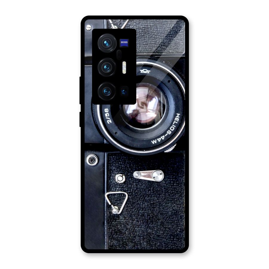 Classic Camera Glass Back Case for Vivo X70 Pro Plus