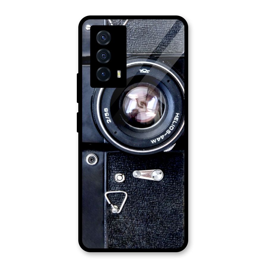 Classic Camera Glass Back Case for Vivo iQOO Z5