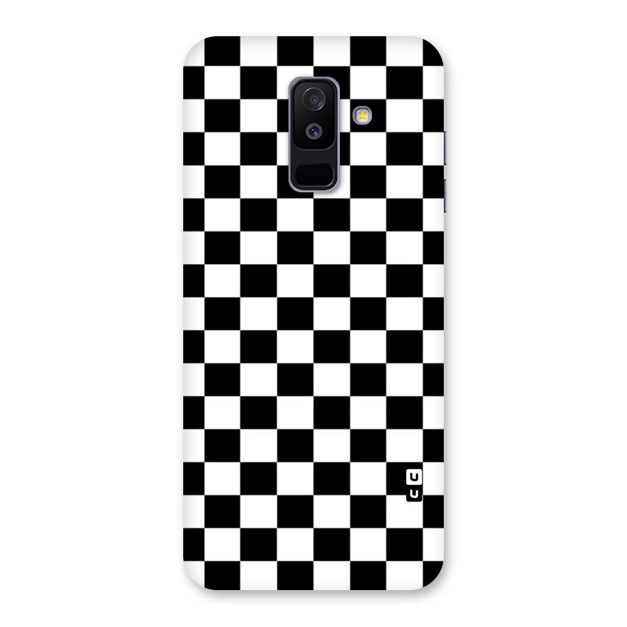Classic Check Back Case for Galaxy A6 Plus