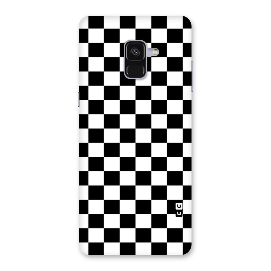 Classic Check Back Case for Galaxy A8 Plus