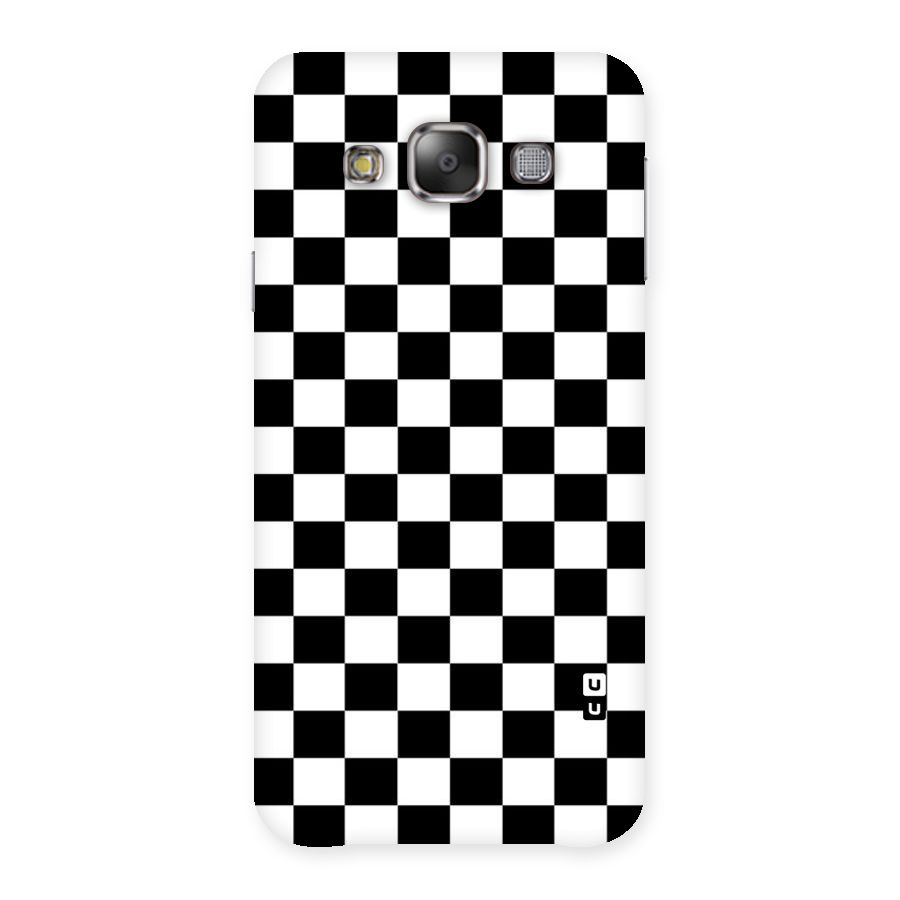 Classic Check Back Case for Galaxy E7