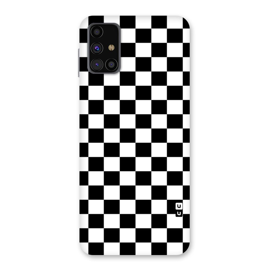 Classic Check Back Case for Galaxy M31s