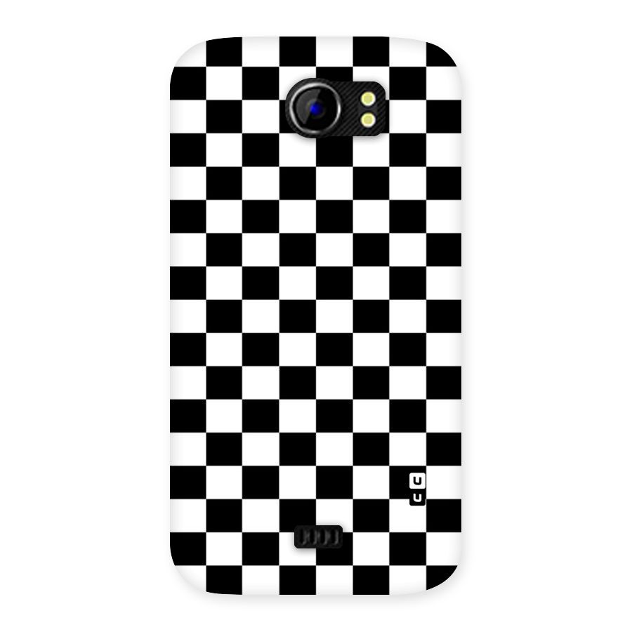 Classic Check Back Case for Micromax Canvas 2 A110