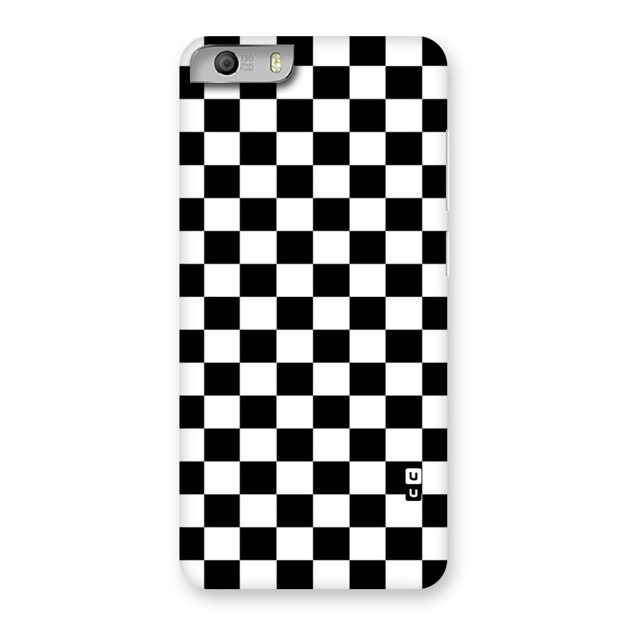 Classic Check Back Case for Micromax Canvas Knight 2