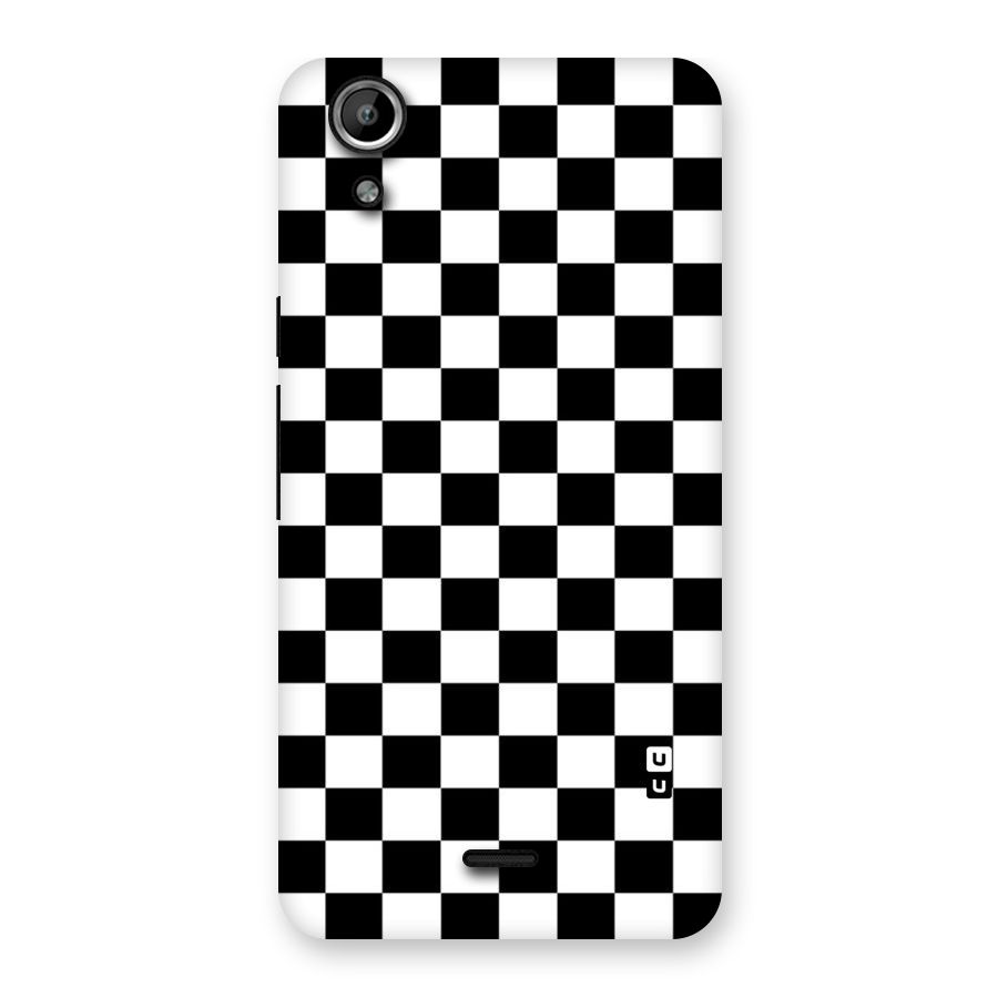 Classic Check Back Case for Micromax Canvas Selfie Lens Q345