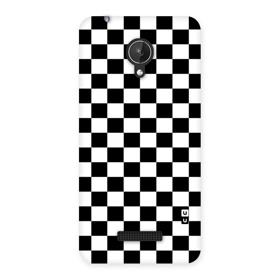 Classic Check Back Case for Micromax Canvas Spark Q380