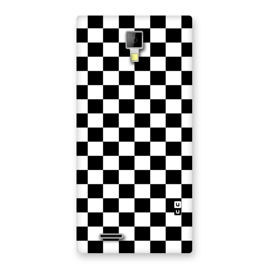 Classic Check Back Case for Micromax Canvas Xpress A99