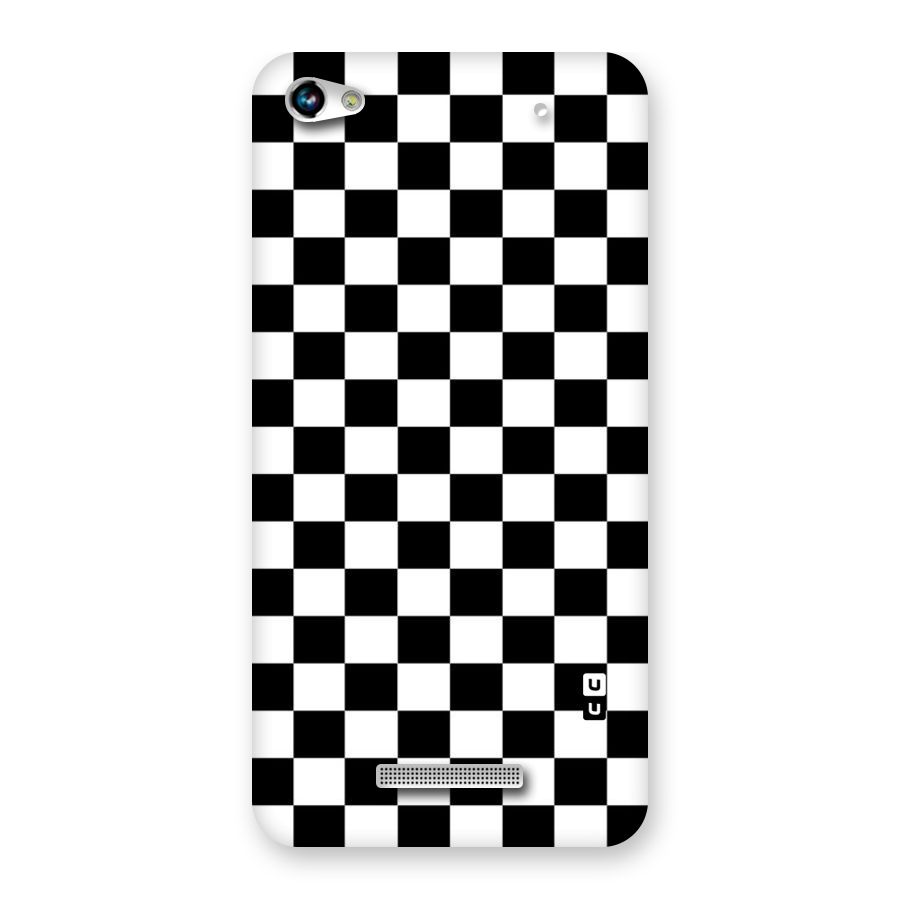 Classic Check Back Case for Micromax Hue 2
