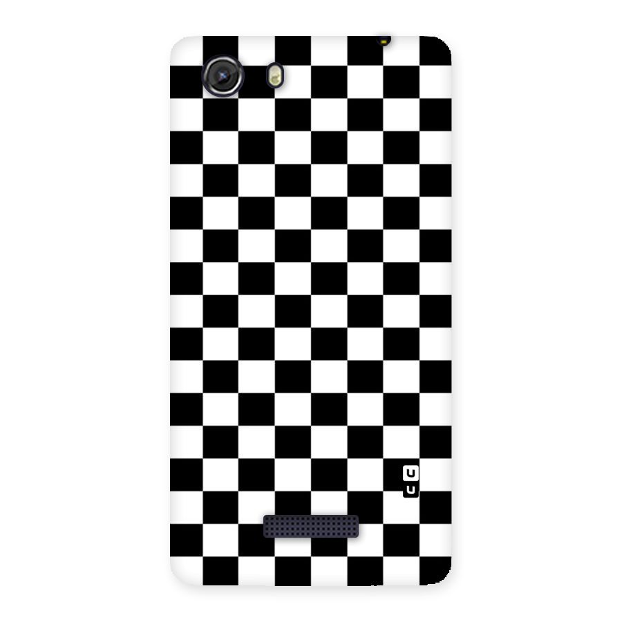 Classic Check Back Case for Micromax Unite 3