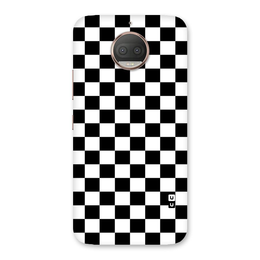 Classic Check Back Case for Moto G5s Plus
