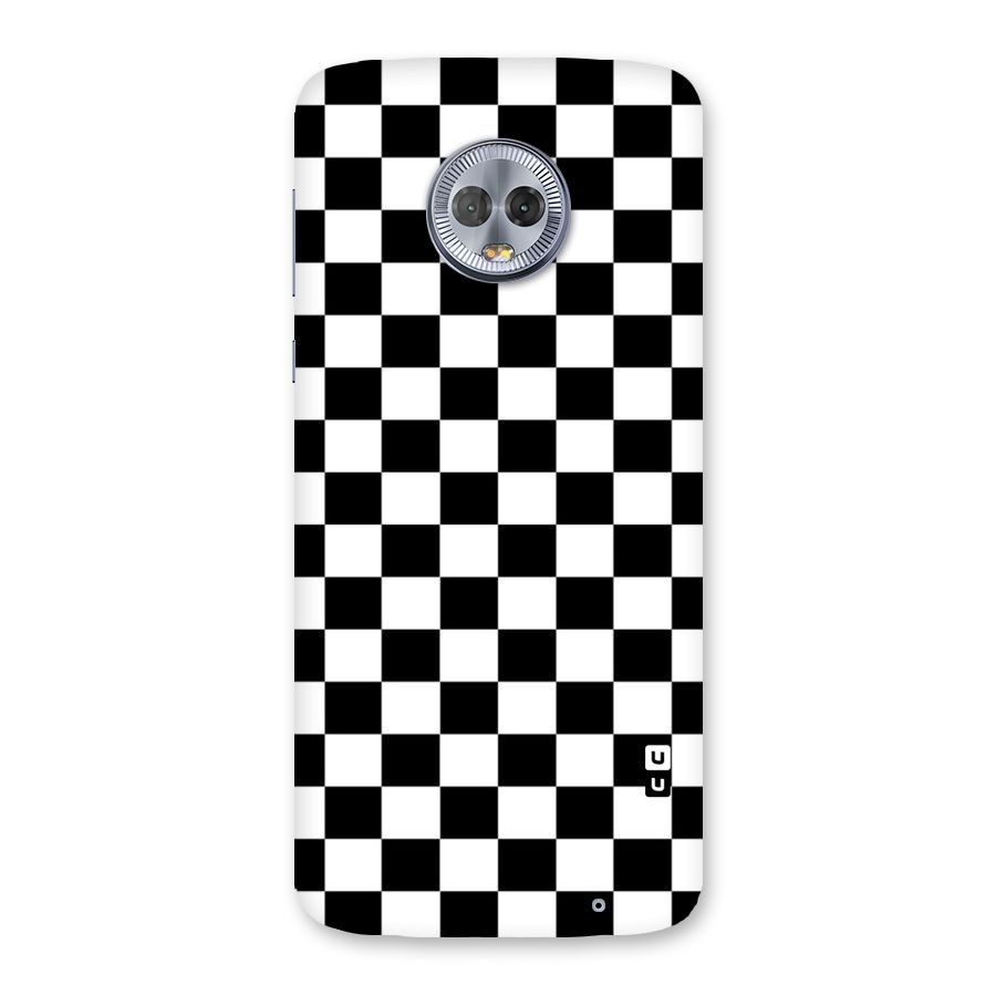 Classic Check Back Case for Moto G6 Plus