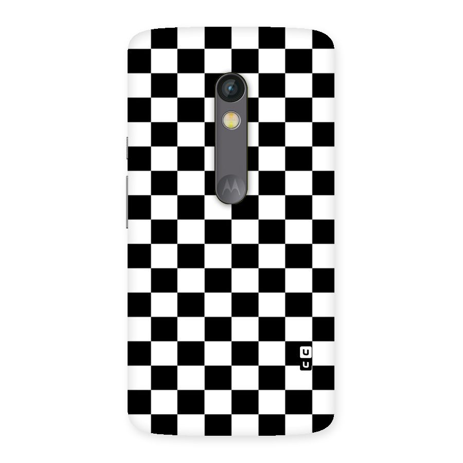 Classic Check Back Case for Moto X Play