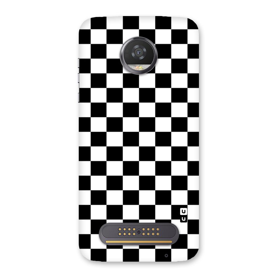 Classic Check Back Case for Moto Z2 Play