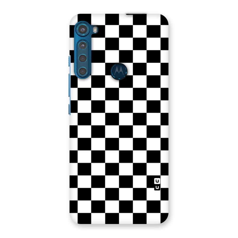 Classic Check Back Case for Motorola One Fusion Plus
