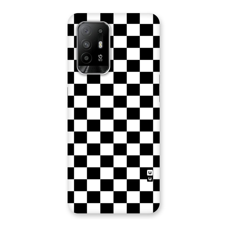 Classic Check Back Case for Oppo F19 Pro Plus 5G