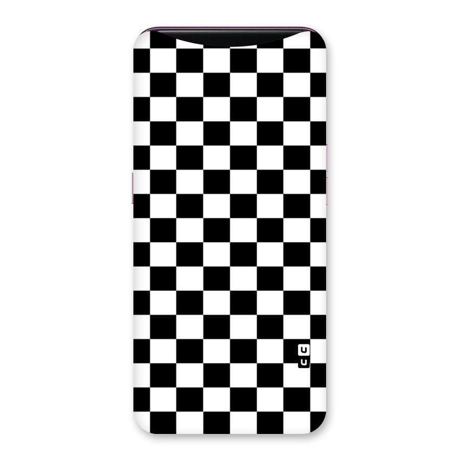 Classic Check Back Case for Oppo Find X