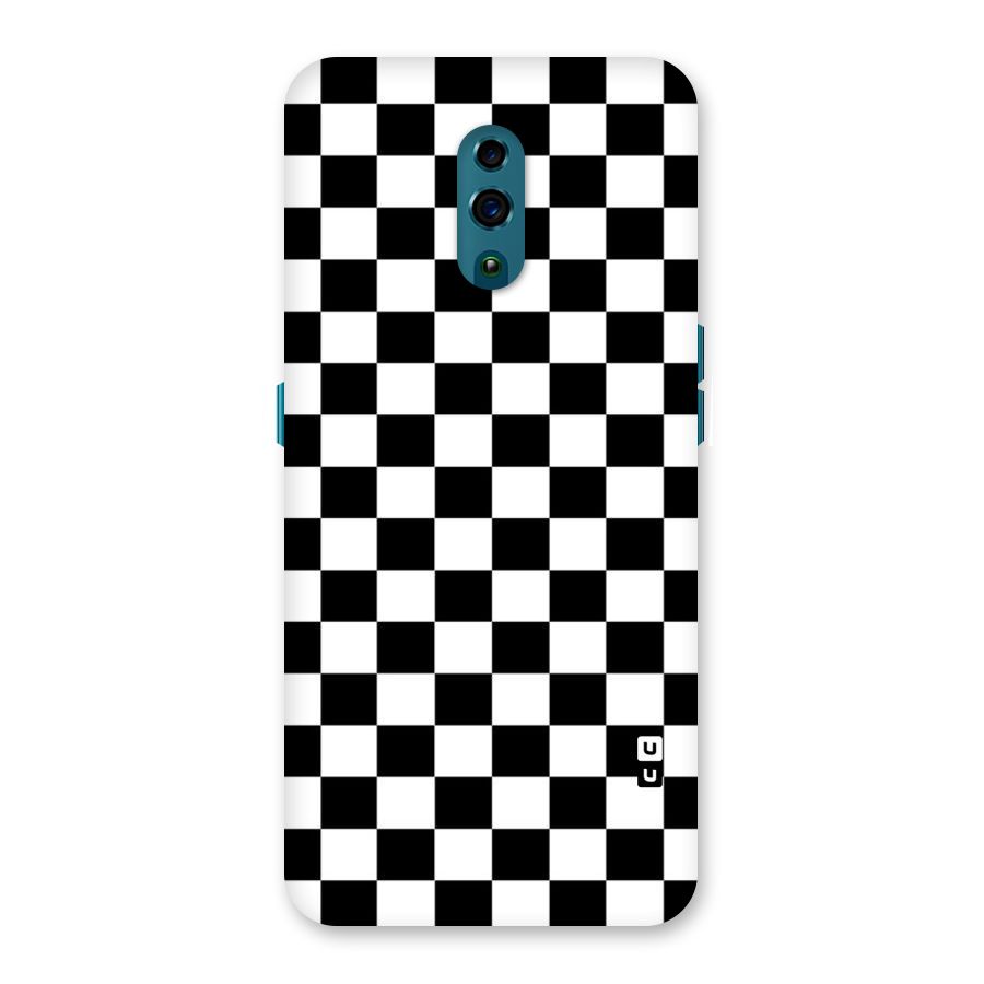 Classic Check Back Case for Oppo Reno