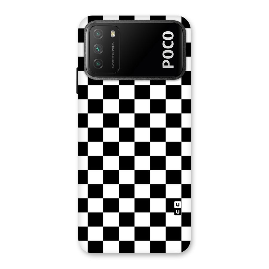 Classic Check Back Case for Poco M3