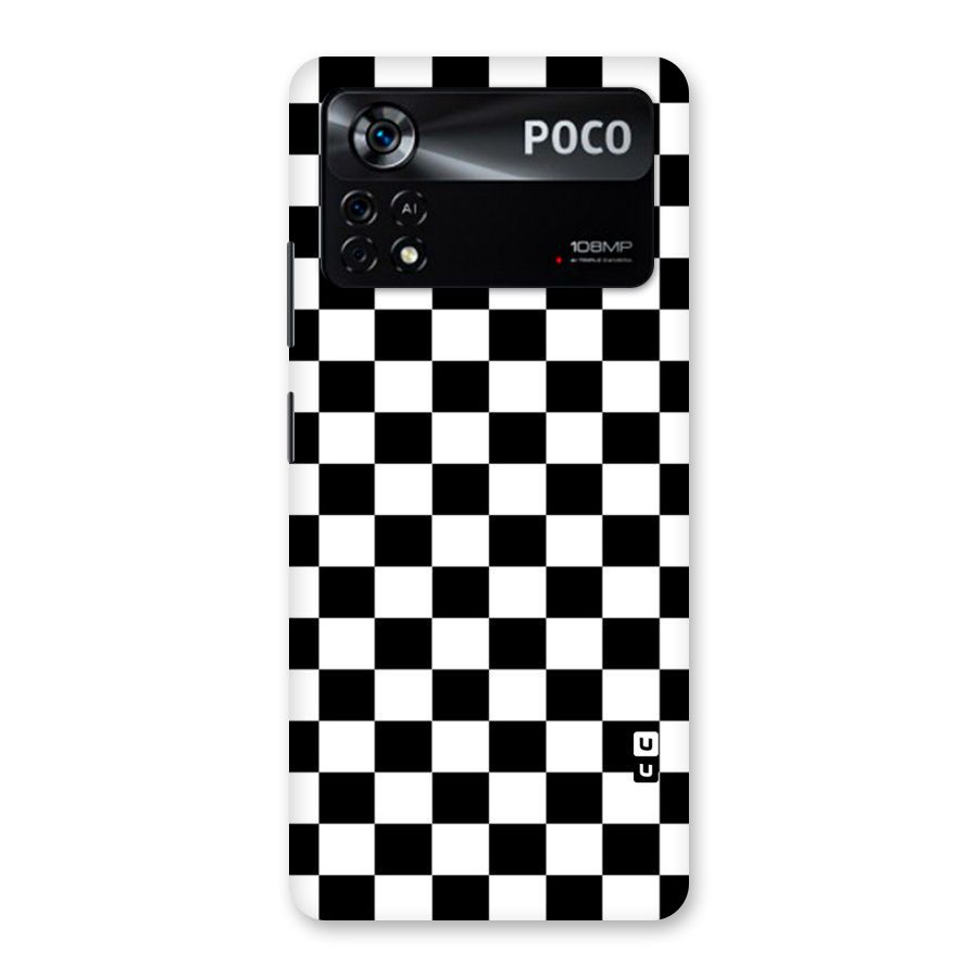 Classic Check Back Case for Poco X4 Pro 5G