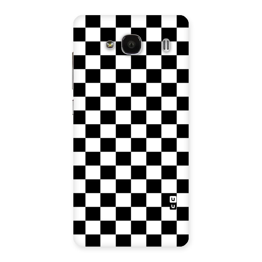 Classic Check Back Case for Redmi 2 Prime