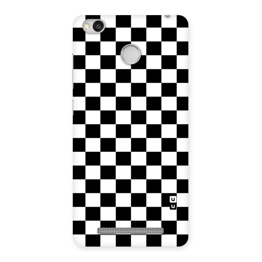 Classic Check Back Case for Redmi 3S Prime