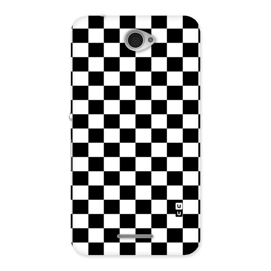 Classic Check Back Case for Sony Xperia E4
