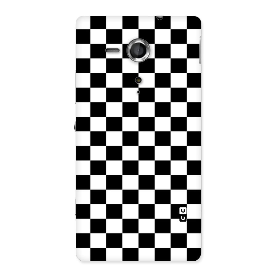 Classic Check Back Case for Sony Xperia SP