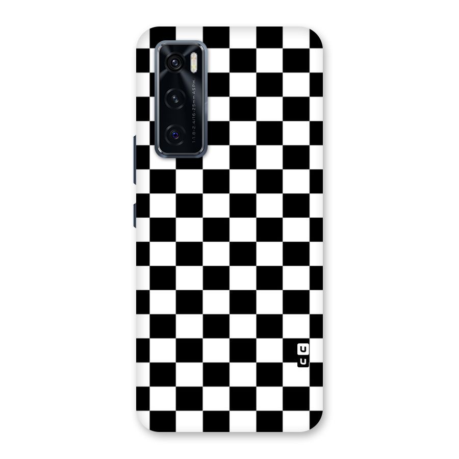Classic Check Back Case for Vivo V20 SE