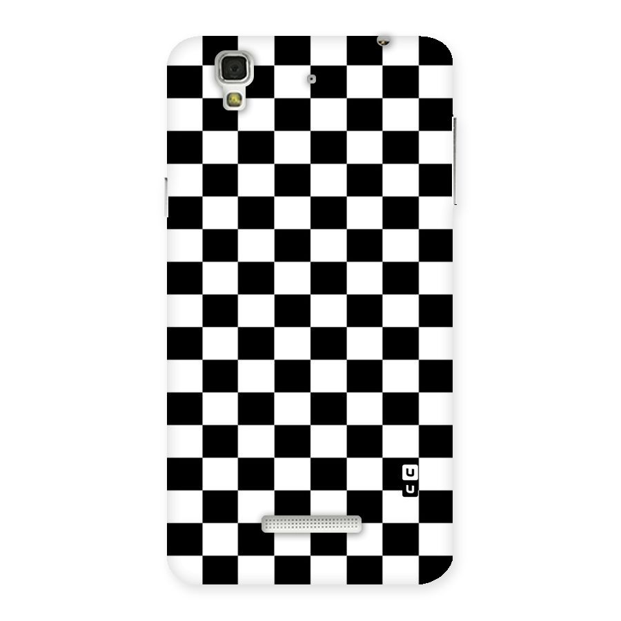 Classic Check Back Case for Yu Yureka